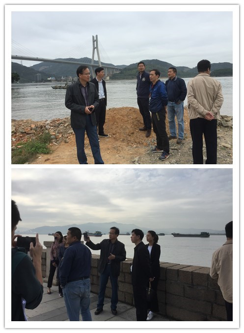 管委会副主任副区长黄宇清带队调研马尾区闽江沿线规划管控工作